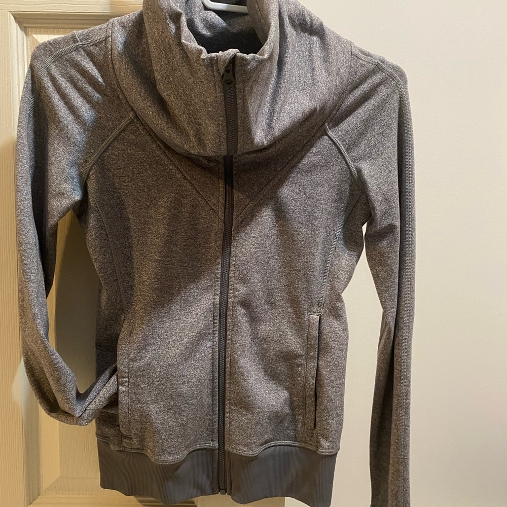 Lululemon cowl neck zip up